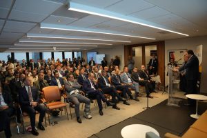 Kamel Moula, président du CREA, lors du forum d'affaire algéro-canadien