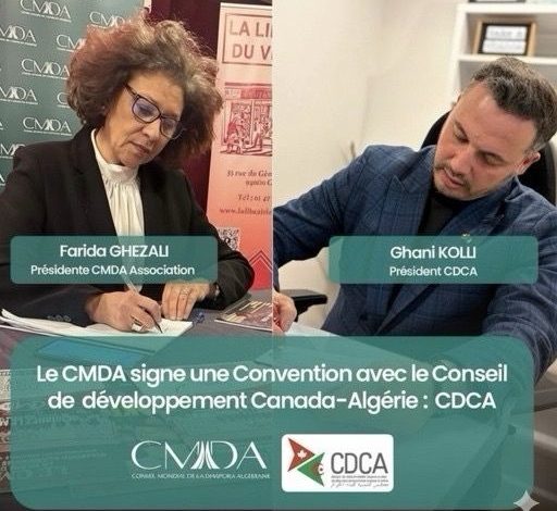 Diaspora algérienne : Une alliance stratégique majeure scellée entre le CDCA et le CMDA