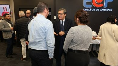 Ouverture ECF Collège de Langues Laval ambassadeur Noureddine Sidi Abed Algérie
