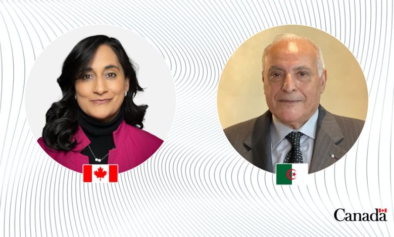 La ministre Anand s’est entretenue avec le ministre algérien des Affaires étrangères, Ahmed Attaf